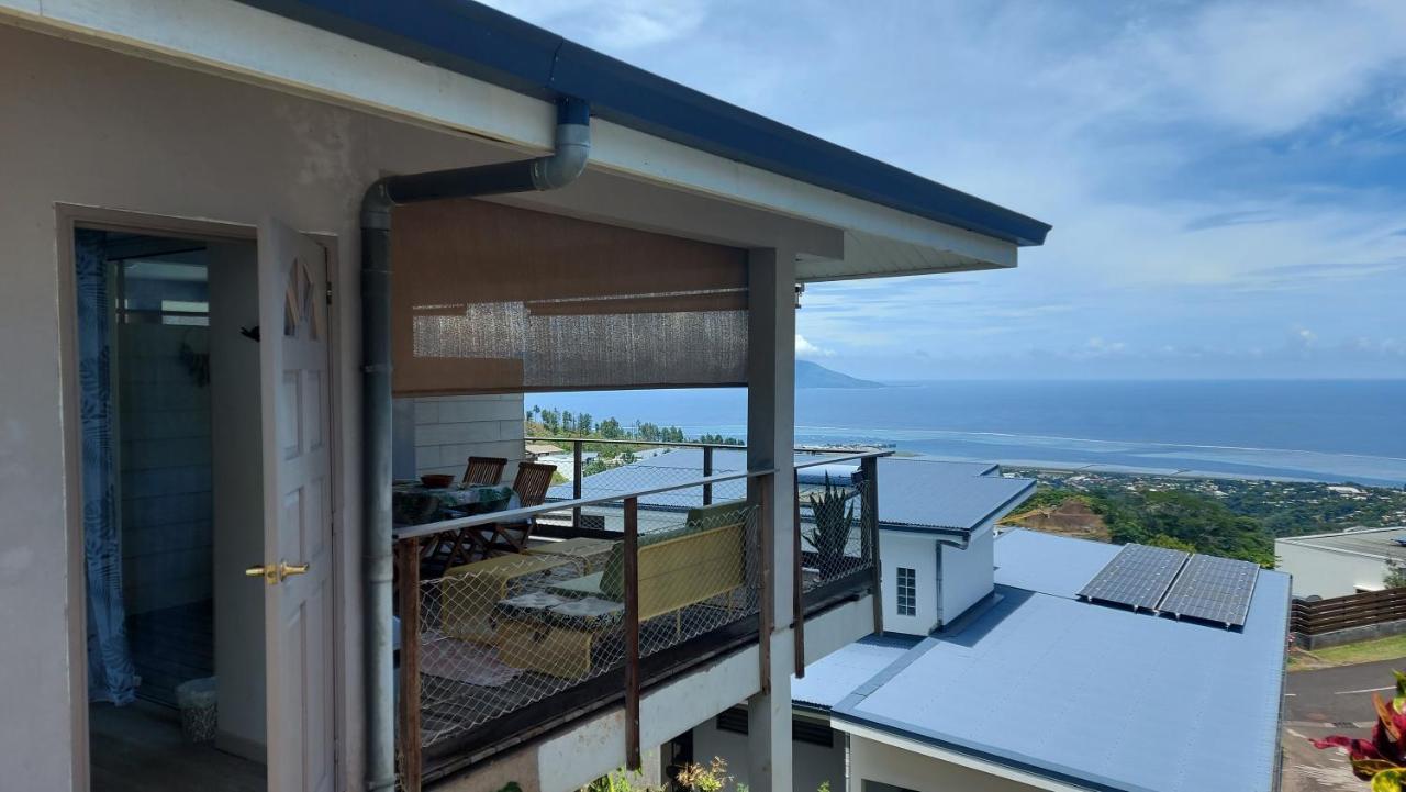 Studio Vaimiti Pour 2 Personnes Vue Mer Et Moorea Faaa Exterior photo
