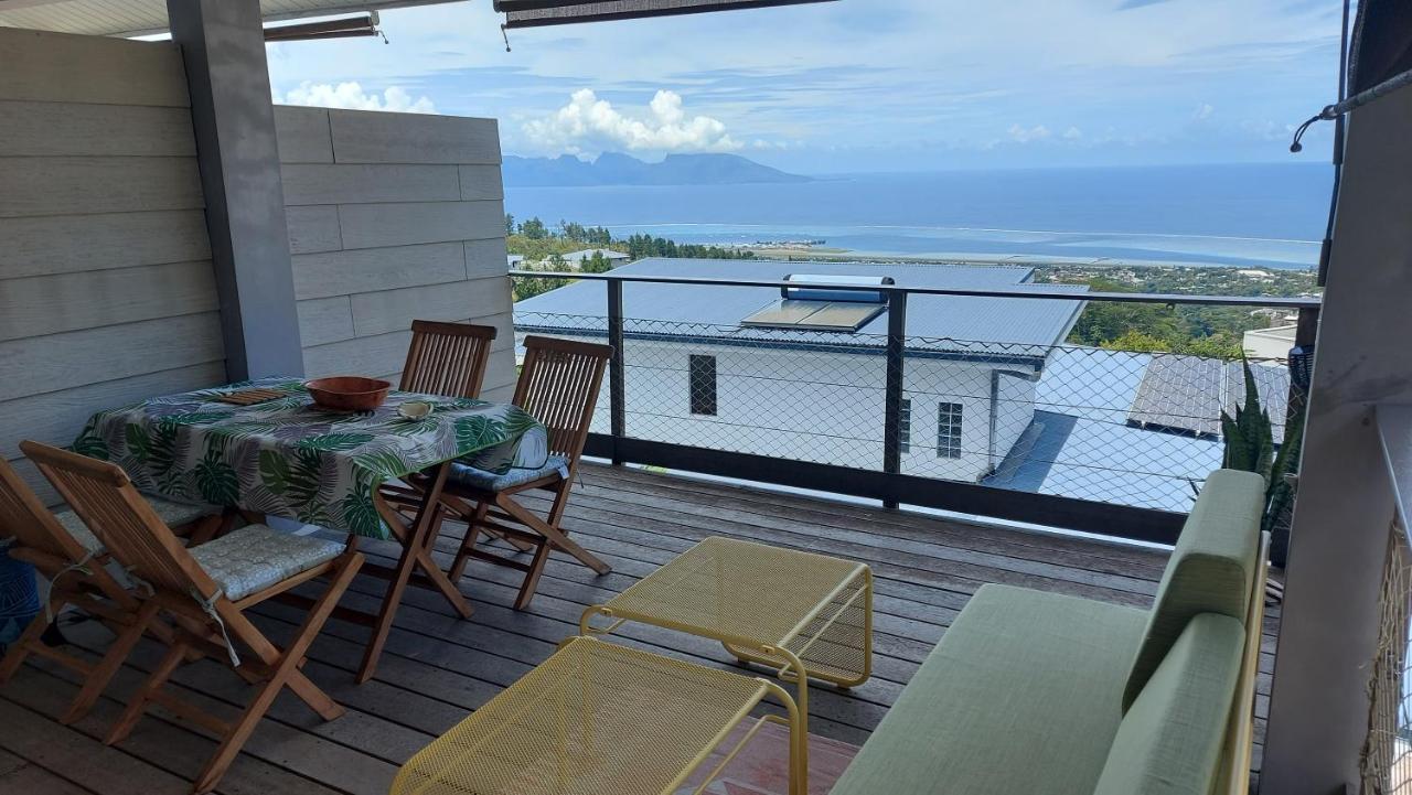 Studio Vaimiti Pour 2 Personnes Vue Mer Et Moorea Faaa Exterior photo